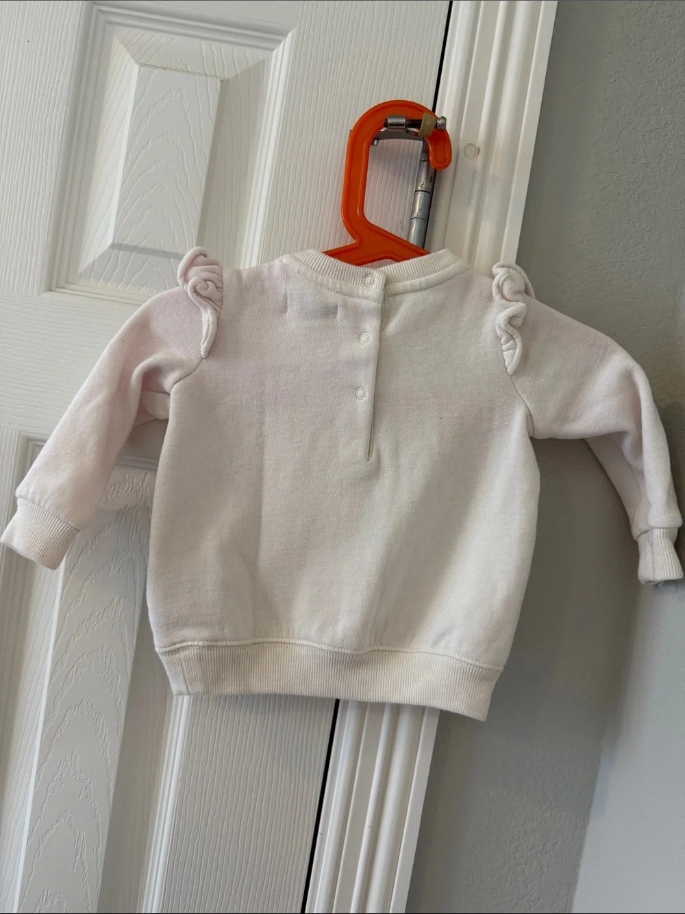 Ralph Lauren White Bear & Deer Pullover Sweatshirt, Baby, SZ 6 Months